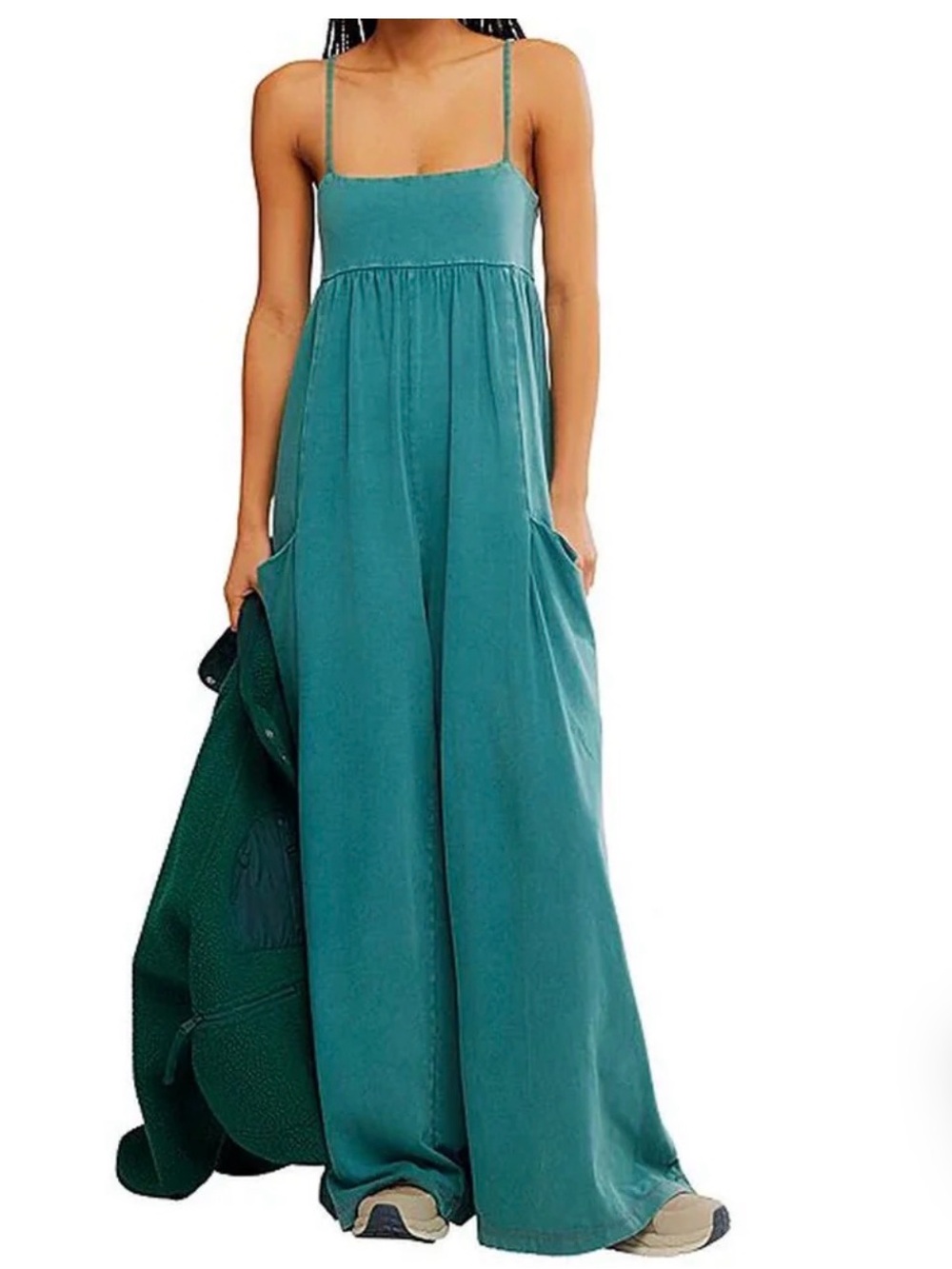FREE PEOPLE STRAPPY ONESIE HOT SHOT